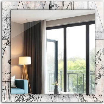 Zrcadlo Zrcadlo Coloray nástěnné čtverec 600 x 600 mm