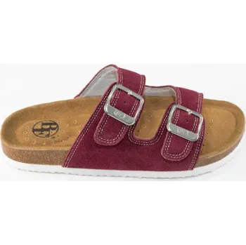 Dámské pantofle BF BY-213-10-95 Dámské pantofle v tmavě červené barvě 37