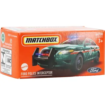 autíčko Ford Interceptor Policie 1:64 - MATCHBOX Ford Interceptor Police - model auta 1/64