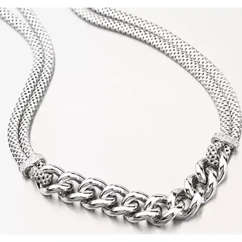 Náhrdelník Dámský náhrdelník stříbro 925 N1504323-0940-SLX délka 45 cm