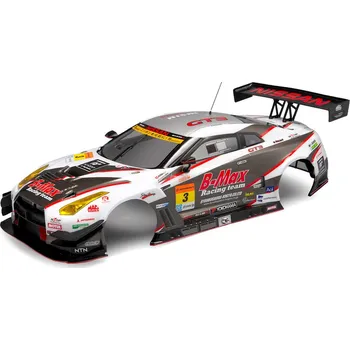 RC model auta Killerbody karosérie 1:10 Nissan B-MAX NDDP GT-R stříbrná - KB48664