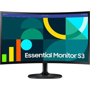 Monitor Samsung S36GD, 61 cm (24"), 1920 x 1080 Pixel, Full HD, LCD, 4 ms, Schwarz (LS24D364GAUXEN)