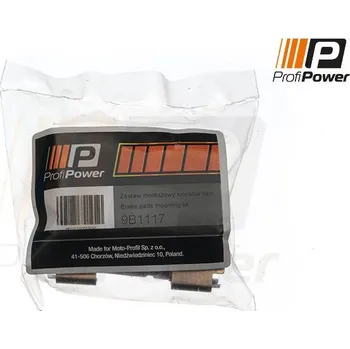 Přislušenství brzdového systému Sada příslušenství, obložení kotoučové brzdy ProfiPower 9B1117