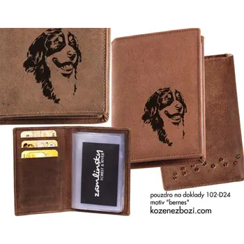 Obal na doklad Pouzdro Na Doklady "Bernes" - Dárek pro milovníka psů