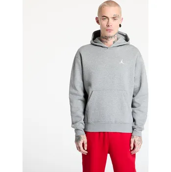 Pánská mikina Mikina Jordan Brooklyn Fleece Men's Pullover Hoodie Carbon Heather/ White XS