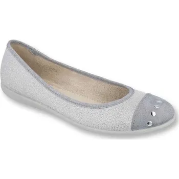 Dámská obuv BEFADO 309Q017 LENA baleríny stříbrné tečky ve špici 36 309Q017_36
