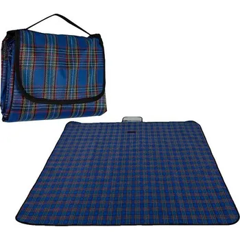 kempingová sprcha Pikniková deka 143x146 Modrá