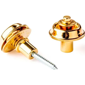 Trsátko Dunlop Straplok Flush Mount Gold + prodloužená záruka 3 roky