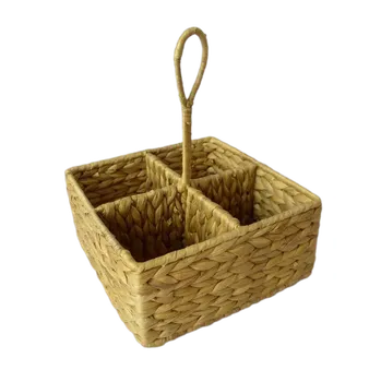 Úložný box Košík dělený vodní hyacint - SLEVA 3% s kodem radost25