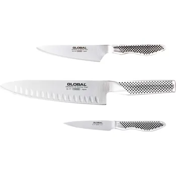 Kuchyňský nůž Sada 3 japonských kuchyňských nožů Global