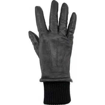 Rukavice Armda R Rukavice kožené ZIMNÍ s nápletem dámské ČERNÉ XL