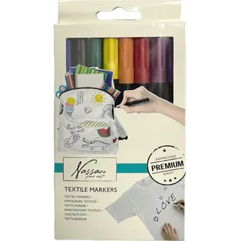 Creative Craft Group Fixy na textil sada Nassau (8ks)