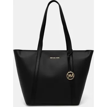 Módní doplněk Kožená kabelka Michael Kors lg černá