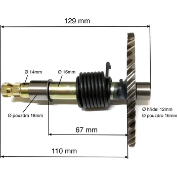 ICP Startovací segment ICP 129mm IP000484