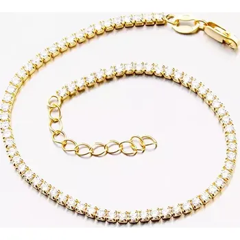 Náramek Dámský náramek stříbro 925 se zirkony B1703876-1905-SLX délka 16 cm