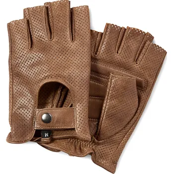 Rukavice Bryson hnědé bezprsté řidičské rukavice - Fawler