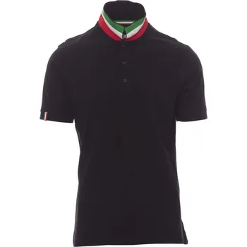 pracovní tričko Pánská polokošile Payper NATION Barva: Černá/ Itálie, Velikost: 5XL