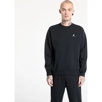Pánská mikina Mikina Jordan Brooklyn Fleece Men's Crew-Neck Sweatshirt Black/ White XL
