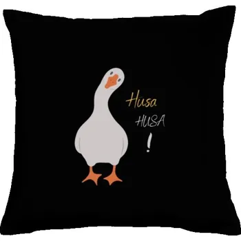 Polštář Polštář bavlněný s potiskem Husa husa polštářek