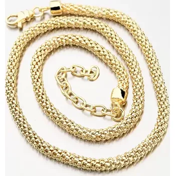 Náhrdelník Dámský náhrdelník stříbro 925 zlacený N1200061-1264-SLX délka 45 cm