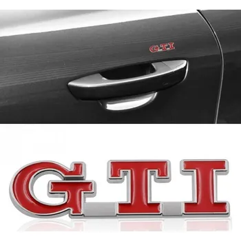 Samolepicí dekorace na vozidlo 3D samolepka na auto GTI