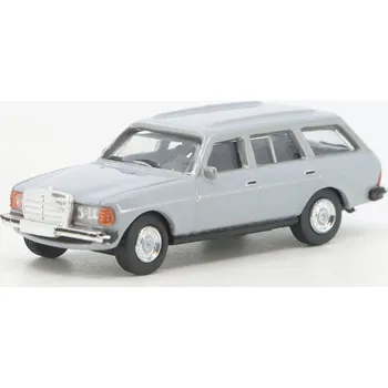 autíčko Mercedes-Benz 280/TE W123 světle šedá 1:87 - Schuco Mercedes 280 TE W-123 - kovový model auta 1/87