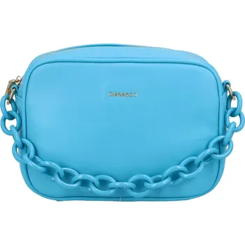Kabelka Dámská crossbody kabelka nebesky modrá - DIANA & CO Aftery modrá