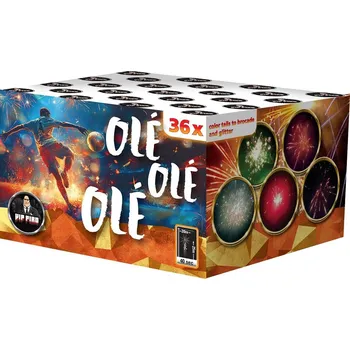 Zábavní pyrotechnika VIPPIRO Kompakt Olé-Olé-Olé 36 ran