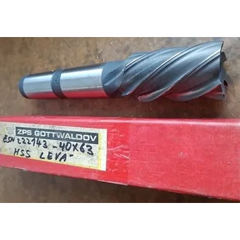 Fréza Fréza polohrubozubá - levořezná,HSS, kuželová stopka - 40x63 mm, F480940,222143