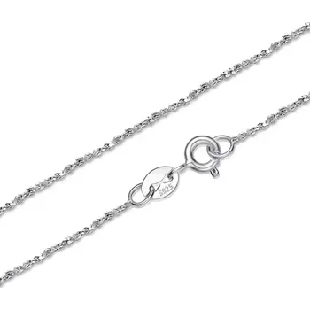 Náhrdelník For Silver Náhrdelník s jemnými řetízkovými oky bez přívěsku - Stříbro 925