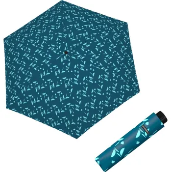 Deštník Doppler Fiber Havanna Joy blue - dámský skládací deštník
