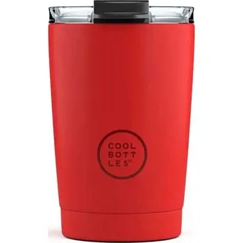 Termohrnek Nerezový termo hrnek COOL BOTTLES TERMO 330 ML OS Červená, Černá