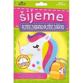 kreativní sada EASY CRAFT Kreativní tvoření - šijeme plstěné zvířátko - Jednorožec