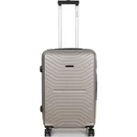 Střední cestovní kufr na kolečkách ABS 70l Worldline 625 zlatá/champagne