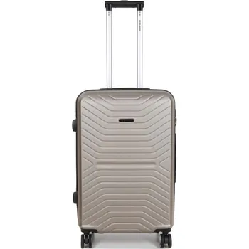Střední cestovní kufr na kolečkách ABS 70l Worldline 625 zlatá/champagne