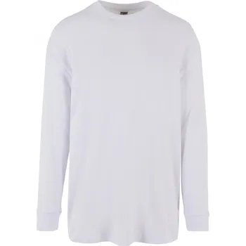 Pánské tričko Organické boxy Rib oversize tričko Urban Classics Barva: Bílá, Velikost: XL