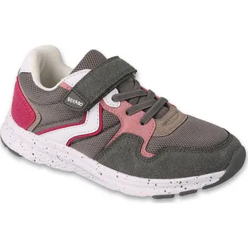 Chlapecké tenisky BEFADO 516X272 tenisky SPORT DOT šedo růžové 33 516XYQ272_33