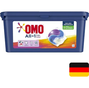 Kapsle na praní OMO gelové kapsle 24 ks Color 648 g (Dovoz: Německo)