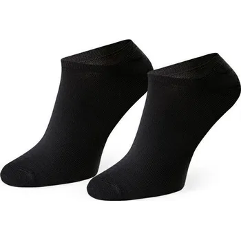 Dámské ponožky Černé kotníkové bambusové ponožky Art. 094 VI008, BLACK Velikost: 41/43