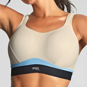 Podprsenka Panache Sport - Panache Sport sportovní podprsenka bez kostic chalk/black 34F 7341M