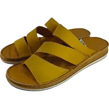 Dámské pantofle 4364 - kožené zdravotní nazouváky s možností nožních podpor a vlastní barvy barvy 36