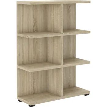 Knihovna Regál MORE 06 | 83,2 x 112,5 cm | dub sonoma | lamino o síle 28 mm, záda 16 mm