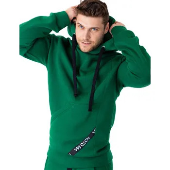 Pánská mikina Stylová mikina s potiskem VSB green, VELIKOST L