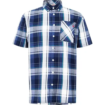 Pánské oblečení Košile Lee Cooper Navy Check 1030834 L