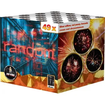 Zábavní pyrotechnika VIPPIRO Kompakt Random 49 ran