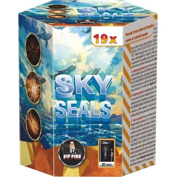 Zábavní pyrotechnika VIPPIRO Kompakt Sky Seals 19 ran