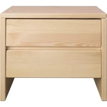 Konferenční stolek Drewmax Noční stolek SN122, 50x45x35, borovice (Barva dřeva: Přírodní (lakovaná))