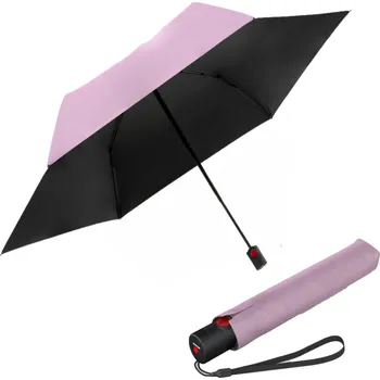 Deštník Knirps U.200 ROSE WITH BLACK - elegantní dámský plně automatický deštník