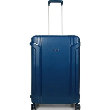 Střední cestovní kufr se 4 kolečky polypropylen TSA 80 l Airtex 645 tmavě modrá