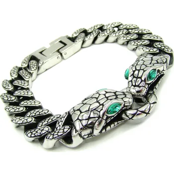 Náramek Steel Jewelry Náramek had pánský z chirurgické oceli NR090220 dárkové balení zdarma